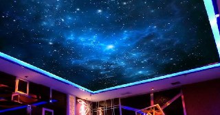 Натяжной потолок звездное небо Когалым, цена от 5229 руб.
